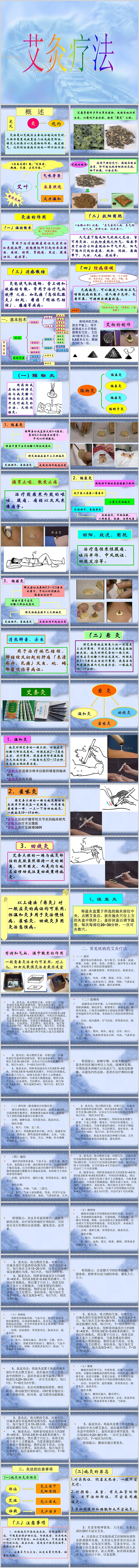 中医传统文化之艾灸疗法PPT模板