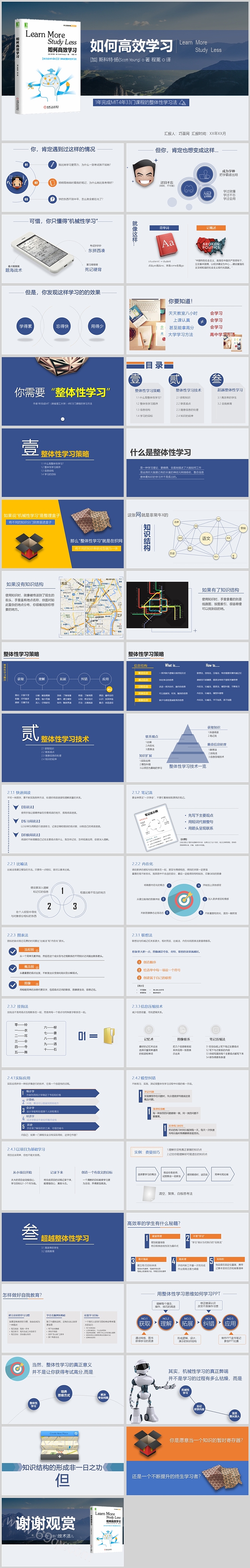 如何高效学习读书分享会PPT课件