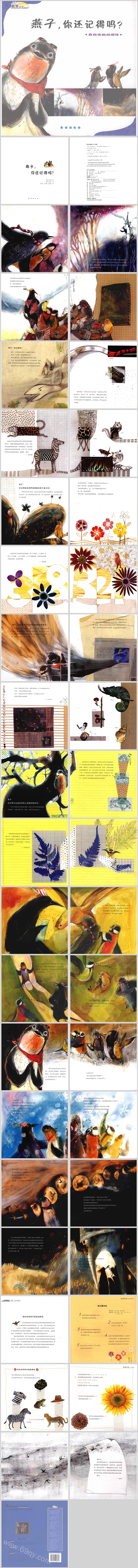 幼儿园小学一年级《燕子，你还记得吗？》数学绘本故事PPT课件