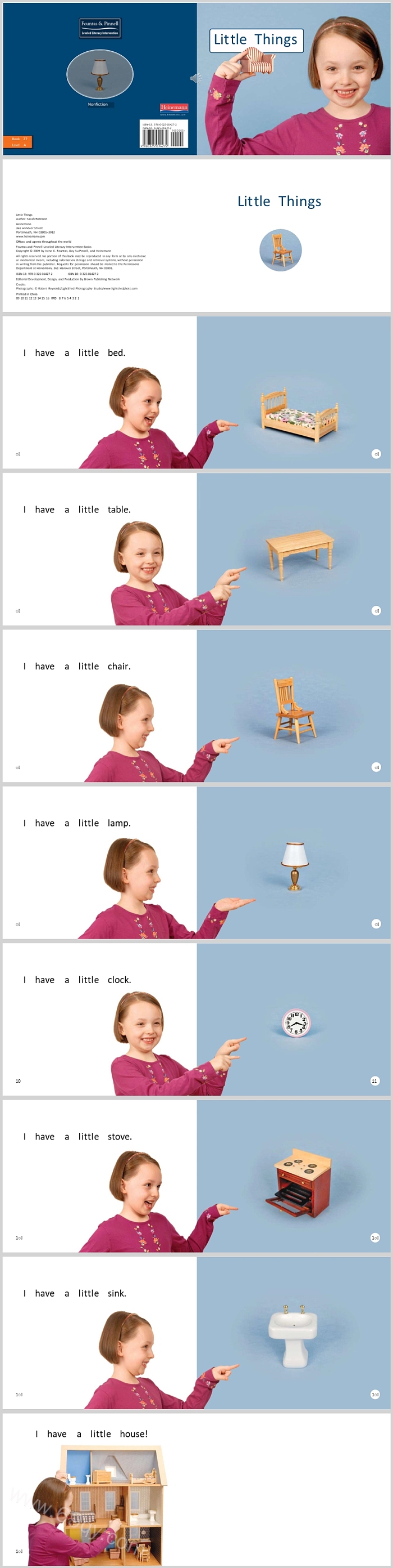 小学海尼曼英语小物件《Lit tle Things》英文绘本故事PPT课件