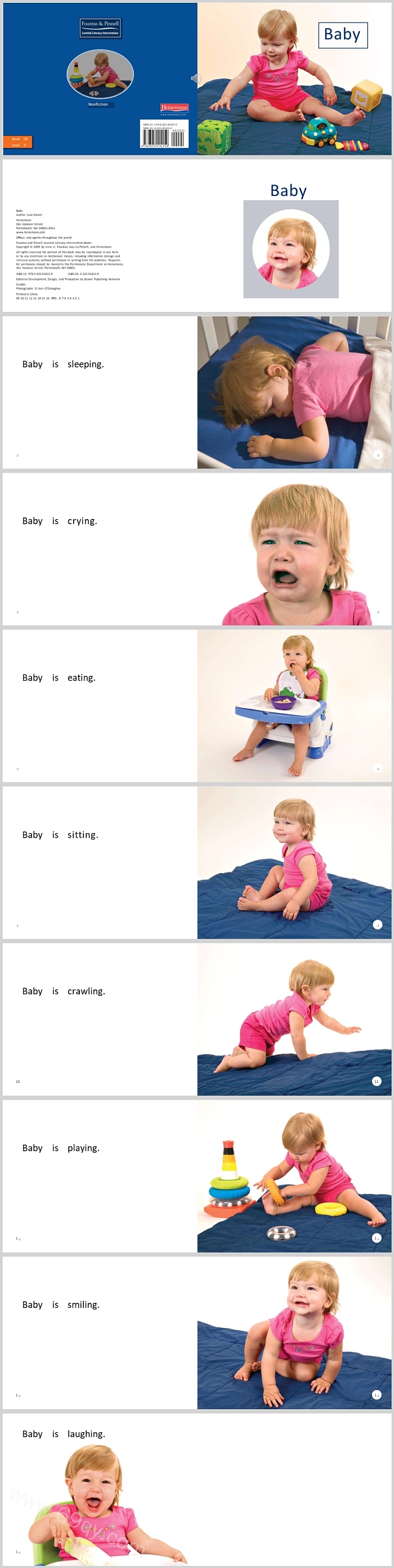 卡通海尼曼关于孩子《Baby》的英文绘本故事PPT课件