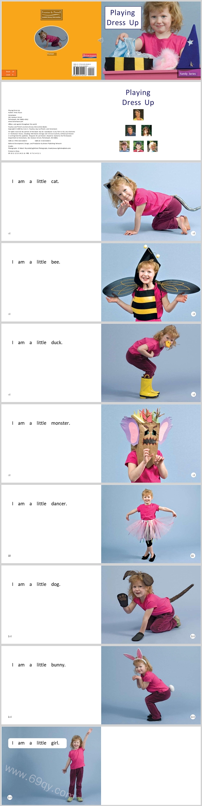 海尼曼GK英文分级《Playing Dress Up》英文教育教学绘本故事PPT课件