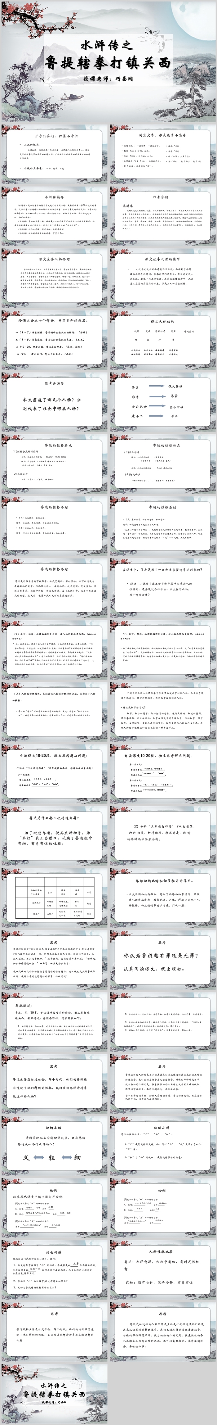 水浒传之提辖拳打镇关西ppt课件