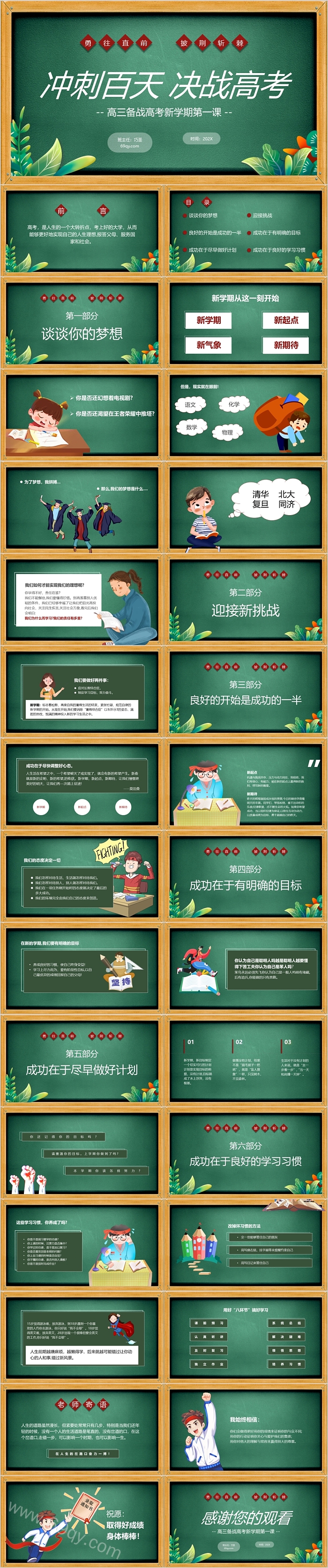 高三备战高考新学期第一课ppt课件