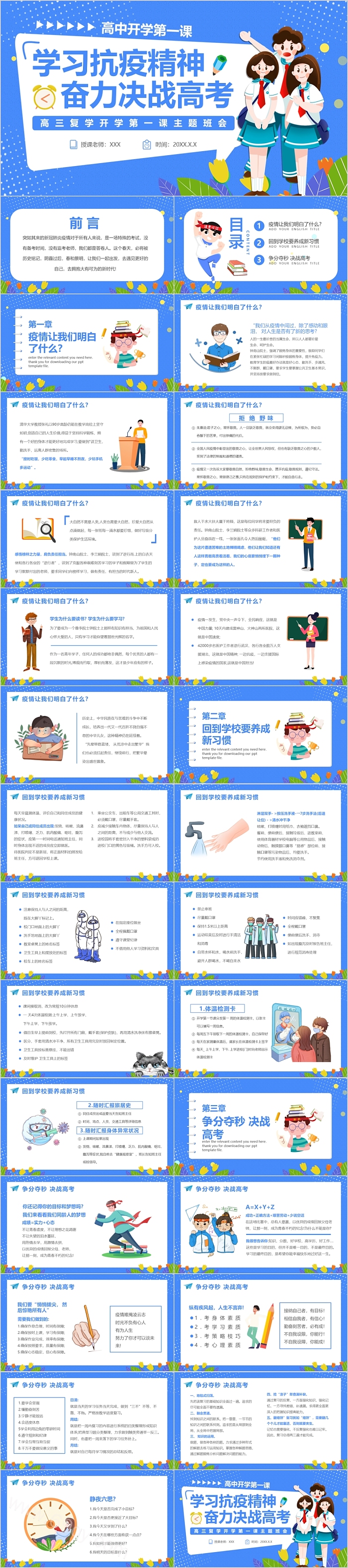 学习奋力决战高考第一课ppt课件