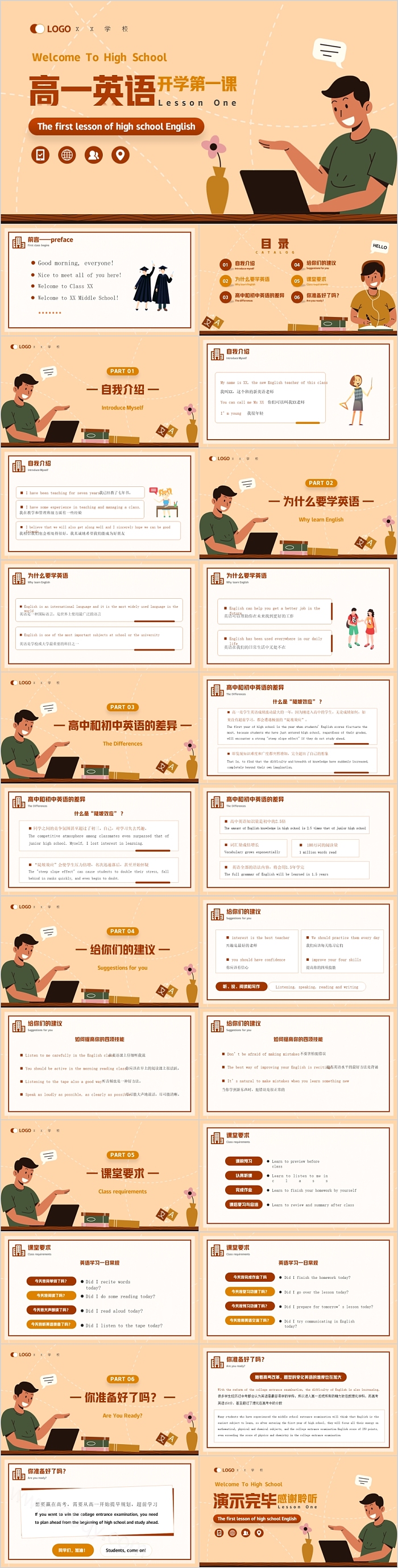 欢迎来到高中英语开学第一课PPT课件
