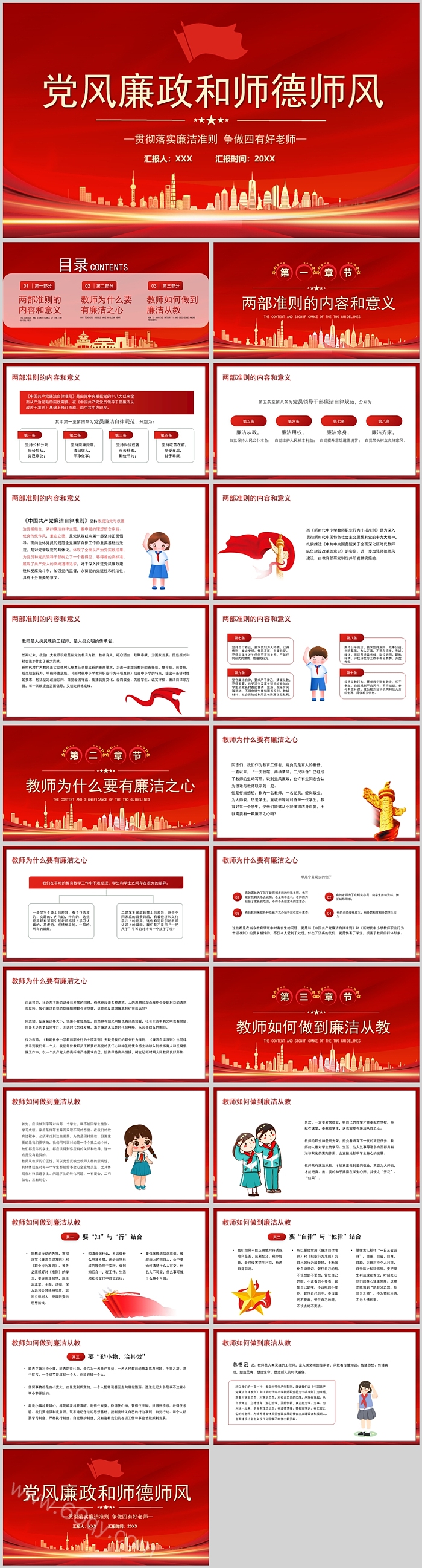 党风廉政和师德师风廉政文化建设PPT课件