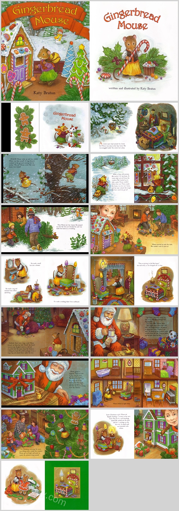 GingerbreadMouse英文绘本故事PPT课件