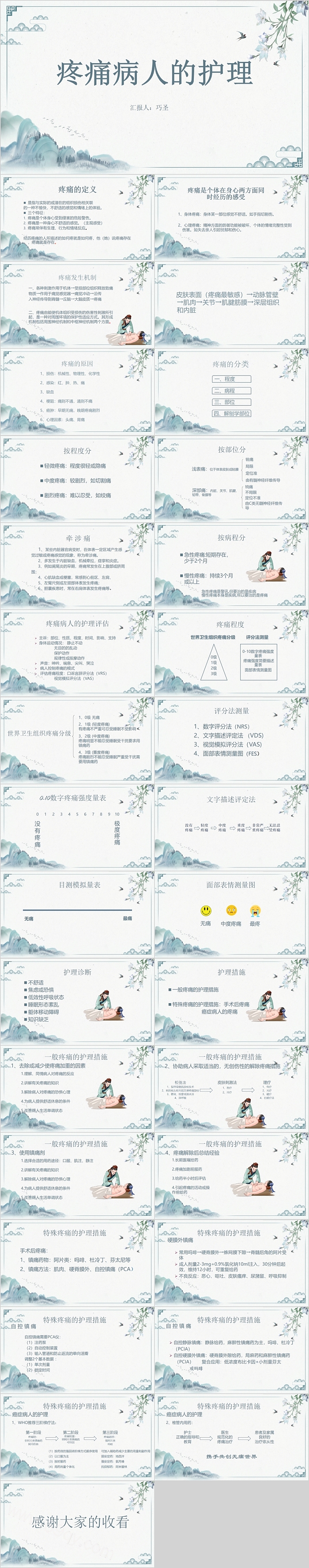 精美实用疼痛病人的护理PPT课件