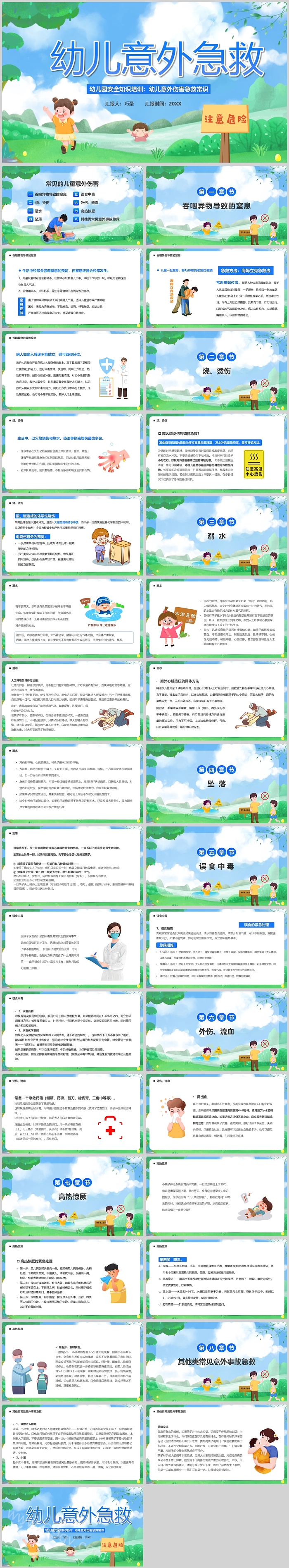 幼儿意外急救小儿惊厥PPT课件