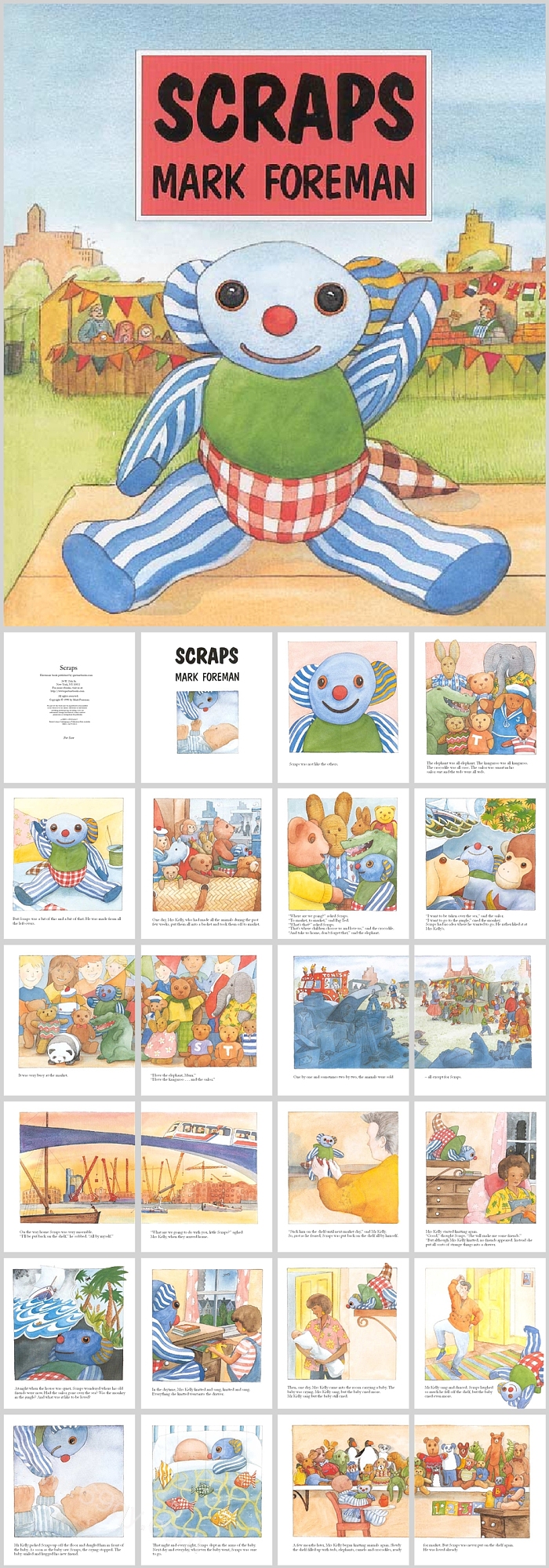 高清原版英语启蒙碎片《Scraps》英文绘本故事ppt课件