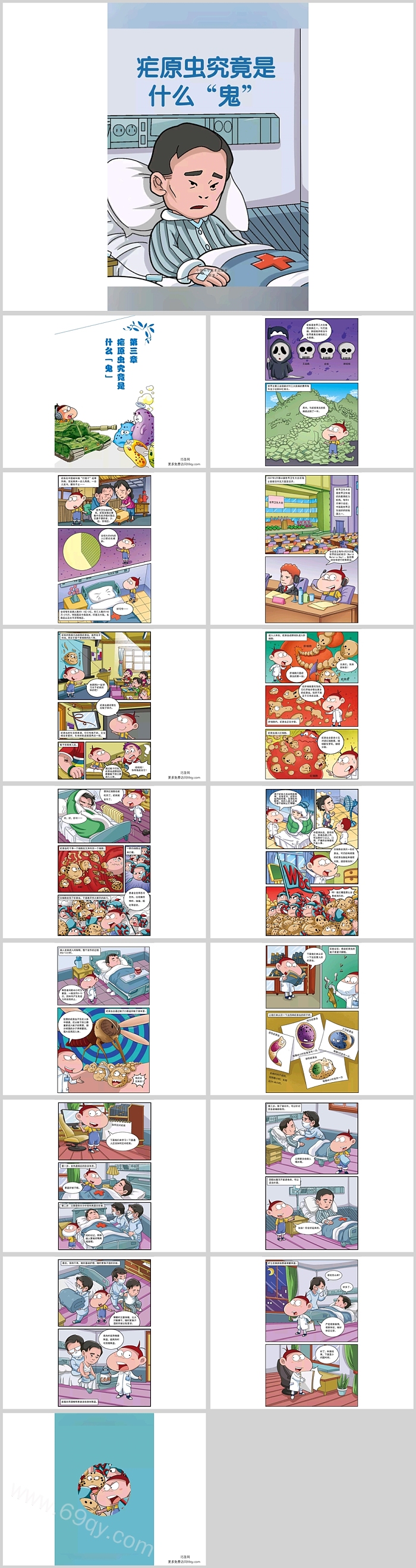 幼儿园安全生活史《疟原虫究竟是什么》教育教学科普知识宣传绘本ppt课件