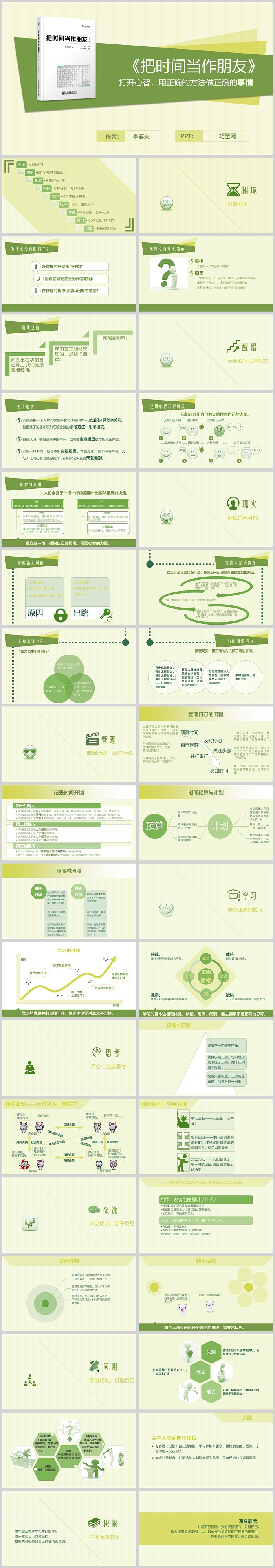 名著导读《把时间当作朋友》读书分享ppt课件