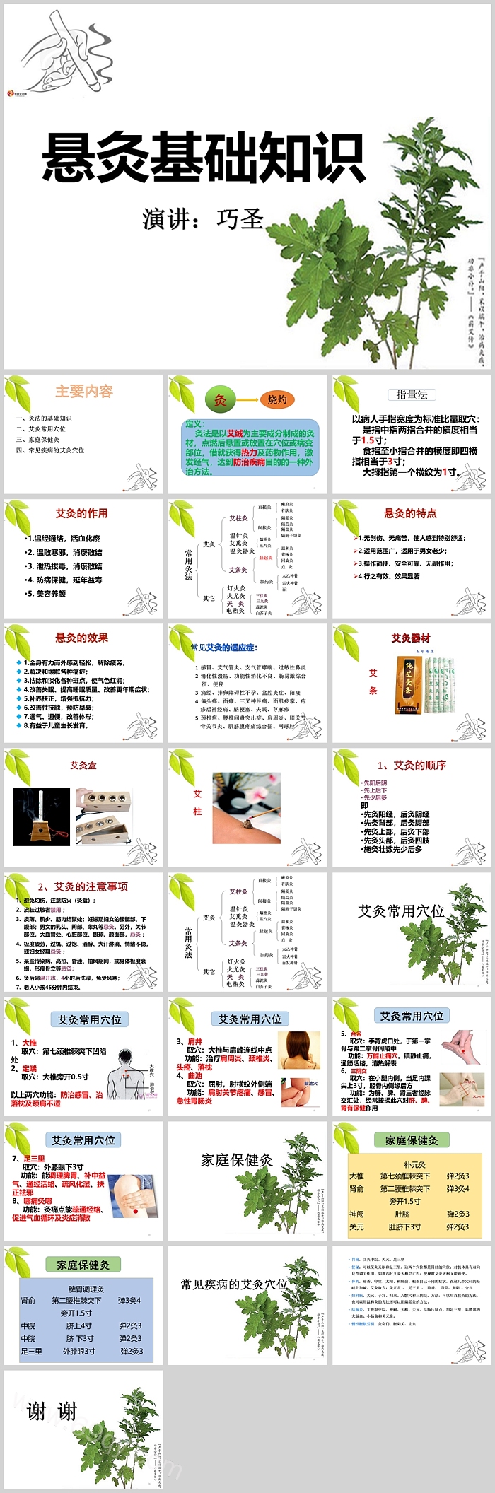 完整版中医护理操作悬灸基础知识科普讲座PPT课件