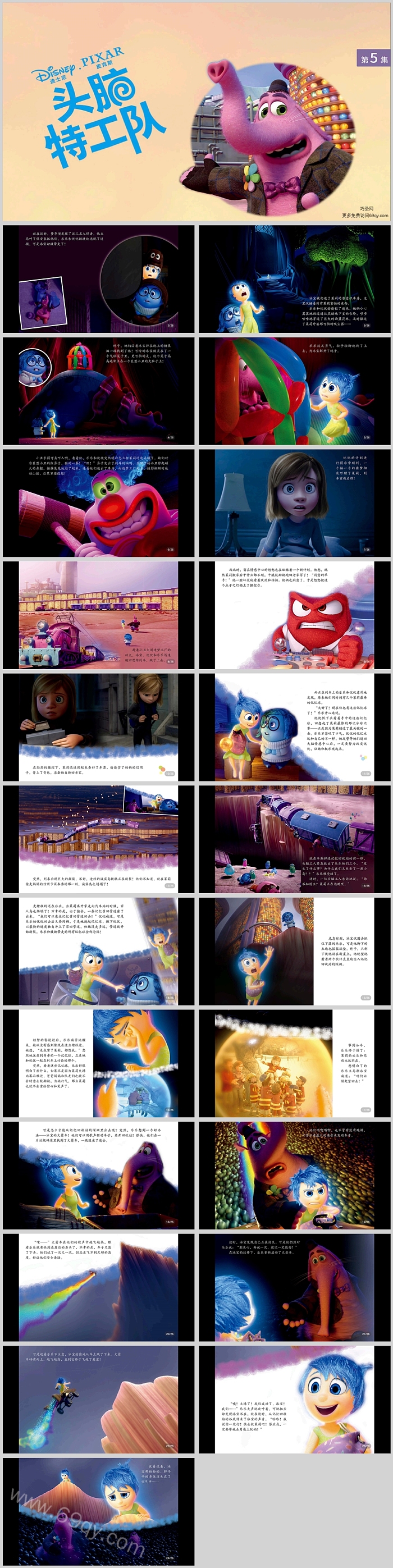 经典完整版好书推荐《头脑特工队5》人物介绍PPT课件