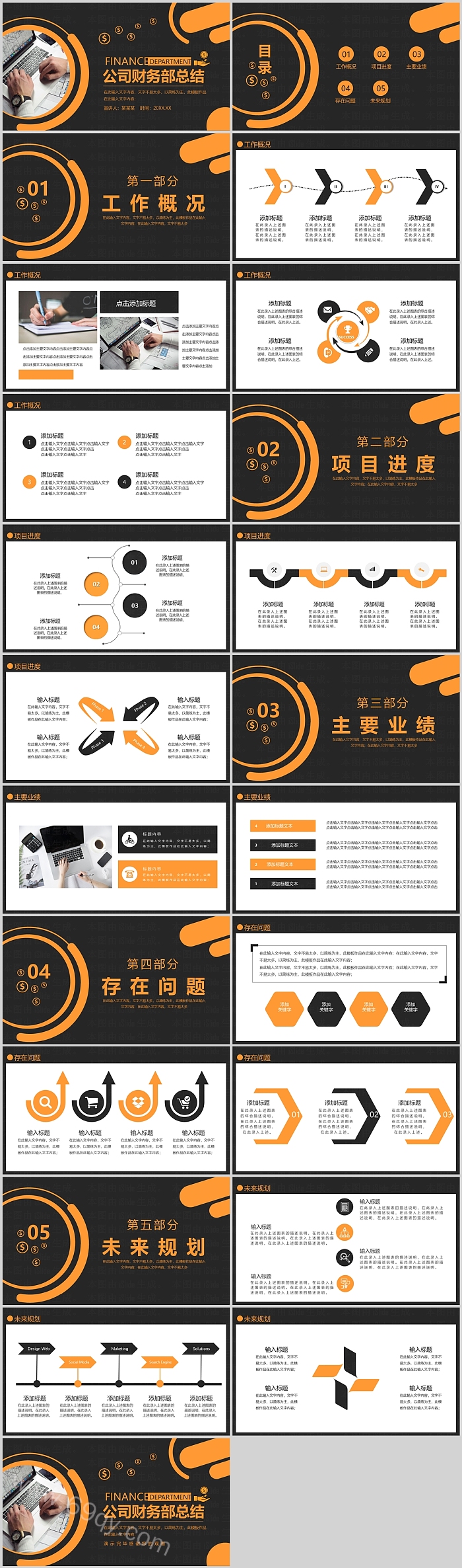 优秀企业公司财务分析工作年终工作总结汇报PPT模版