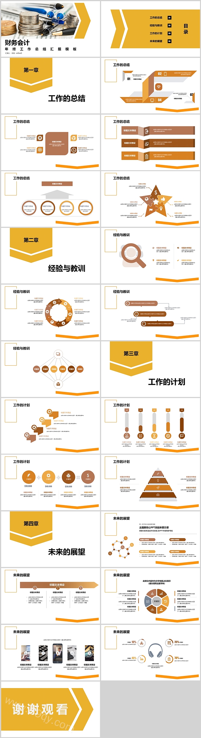 2025财务部门出纳员年终总结工作汇报述职报告PPT模板
