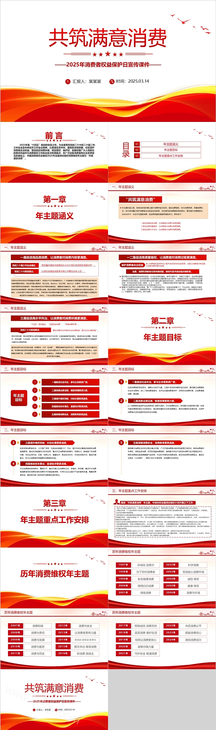 共筑满意消费 2025年消费者权益保护日宣传PPT课件