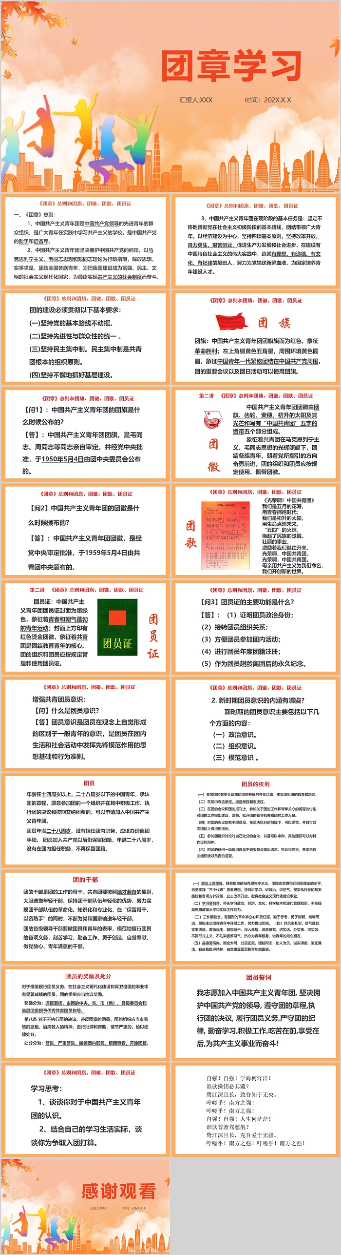 解读中国共青团章程团章学习教学ppt课件
