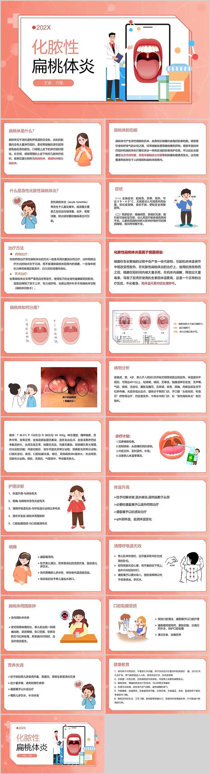 医院儿童急性化脓性扁桃体炎ppt课件