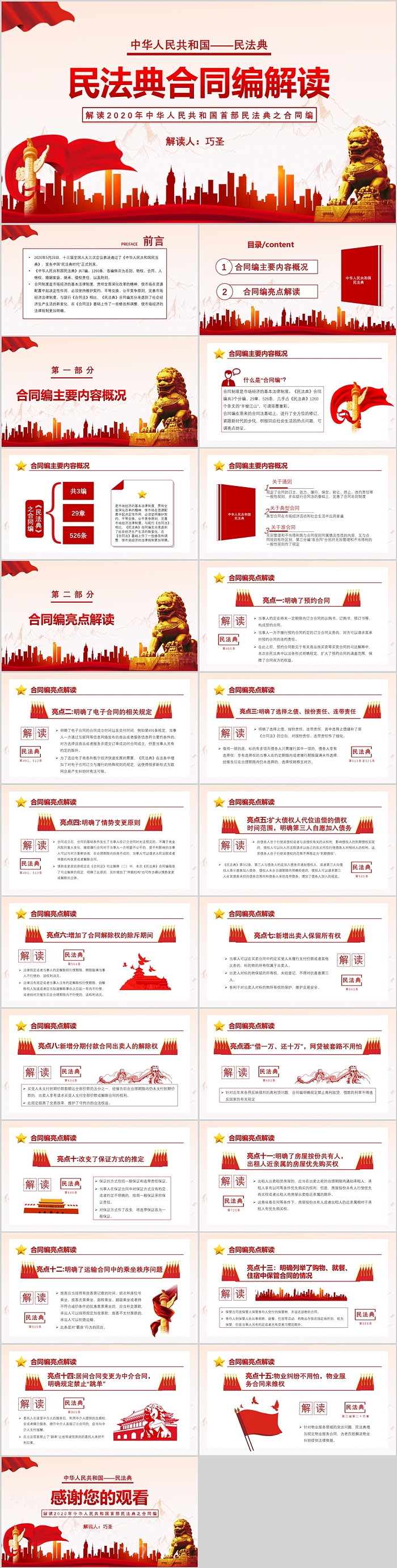 中华人民共和国民法典合同编解读培训ppt课件