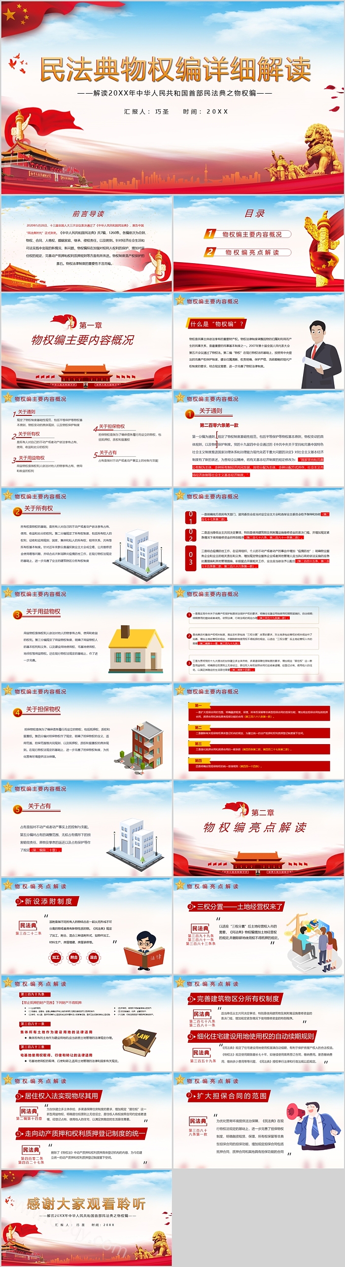中华人民共和国民法典物权编详细解读学习ppt课件