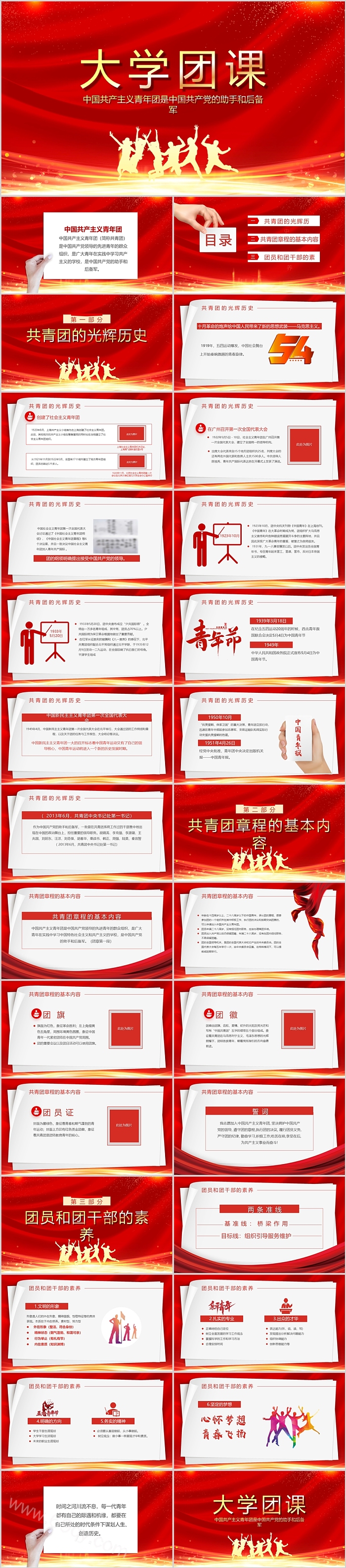 中国共产主义青年团是中国共产党的助手和后备军大学团课ppt课件