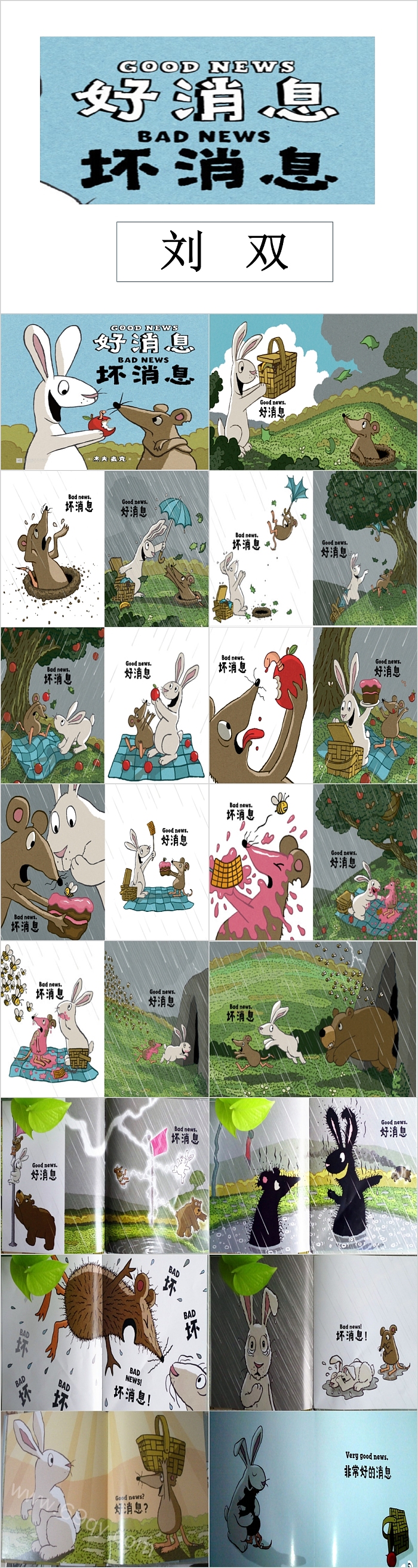 幼儿园大班《好消息坏消息》绘本故事PPT课件