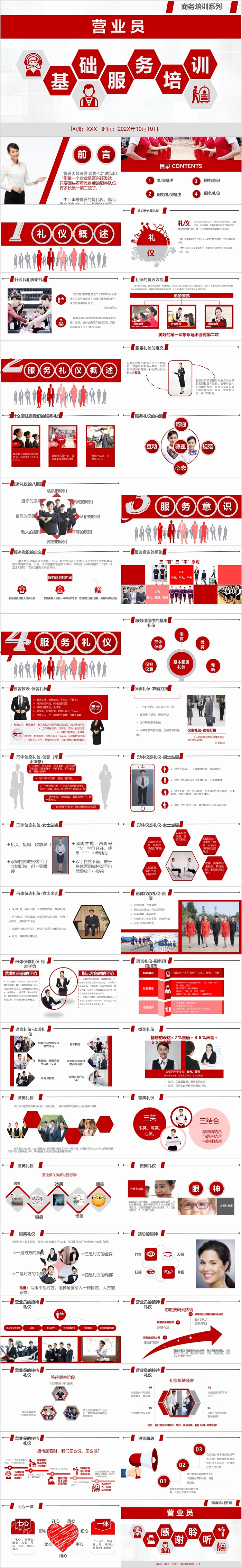 红色营业员基础服务培训