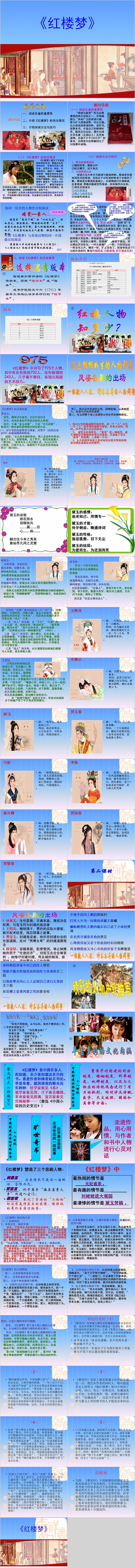 实用四大名红楼梦名著导读PPT