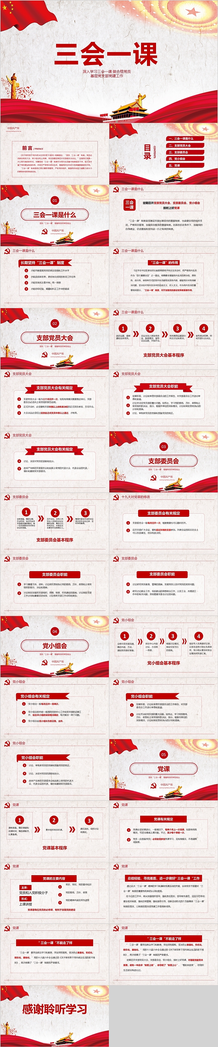 深入学习三会一课 做合格党员基层党支部党建工作