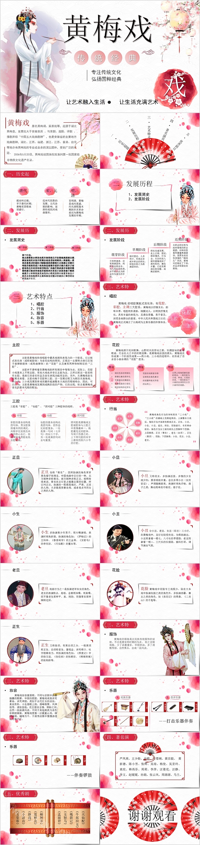中国戏曲文化传统经典黄梅戏PPT