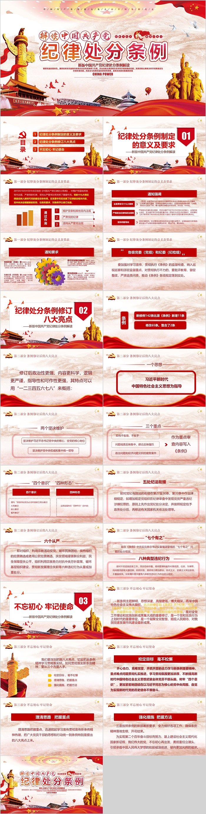 解读中国共产党纪律处分条例PPT