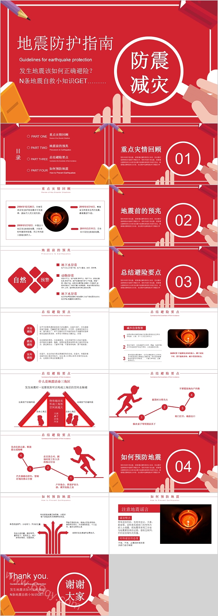 防震减灾地震防护指南PPT