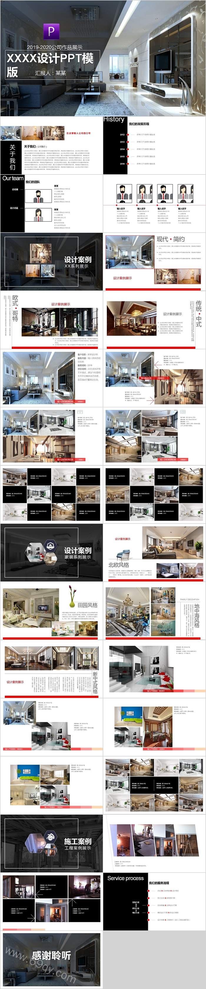 商务简约公司简介产品介绍PPT模板