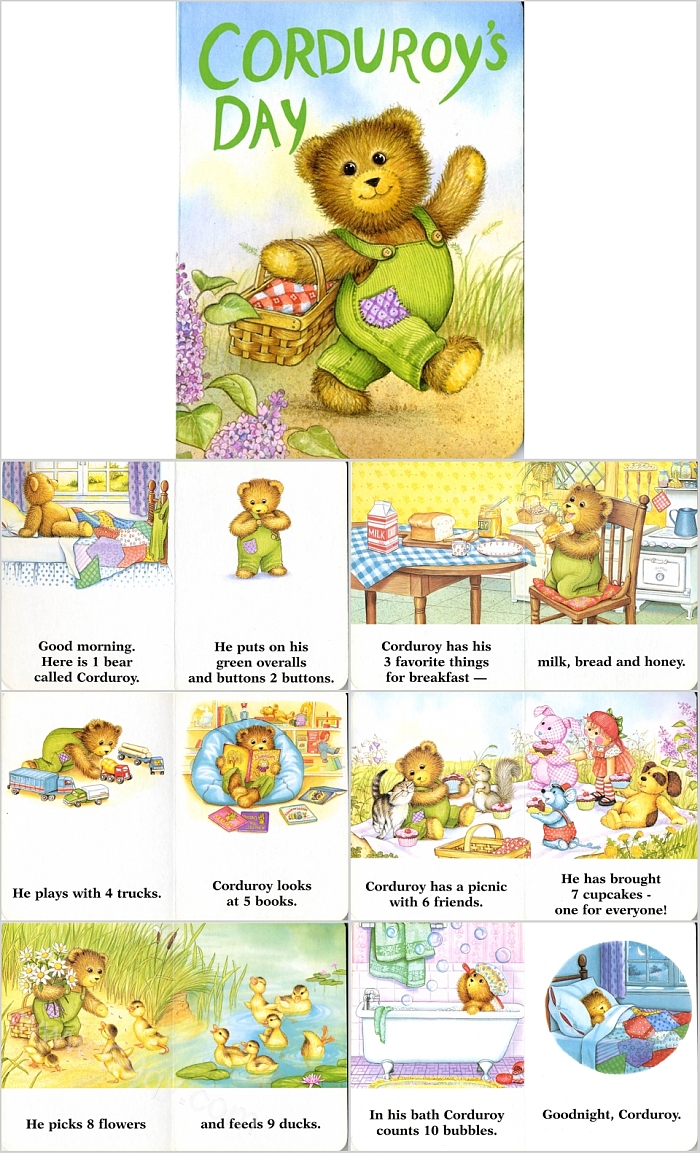 可爱卡通幼儿园儿童《Corduroy's Day》英文绘本故事ppt课件