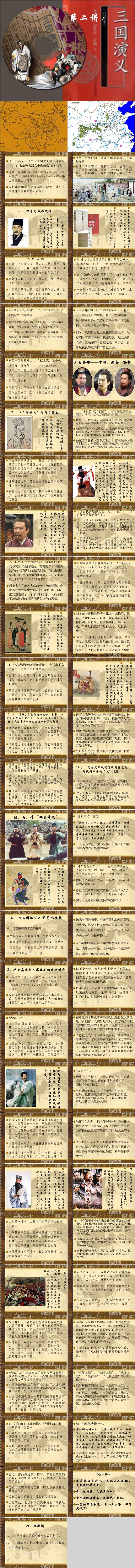 《三国演义》四大名著历史演义名著导读PPT