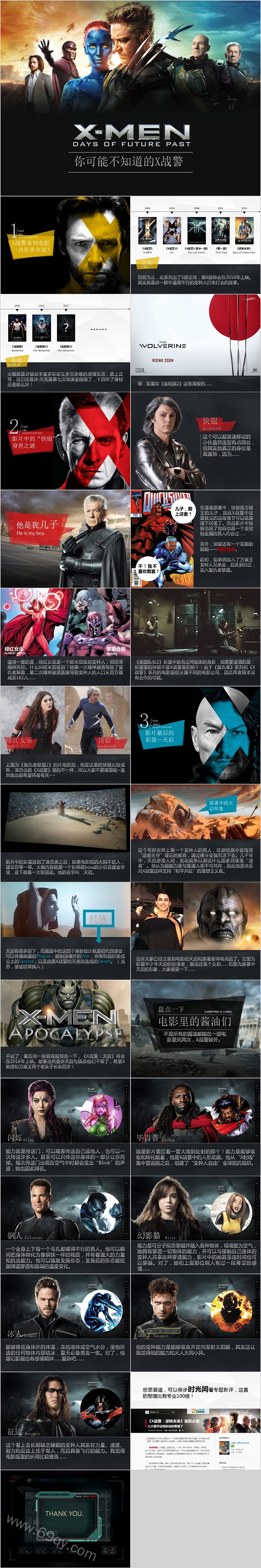 你可能不知道的X战警影视传媒商务模板