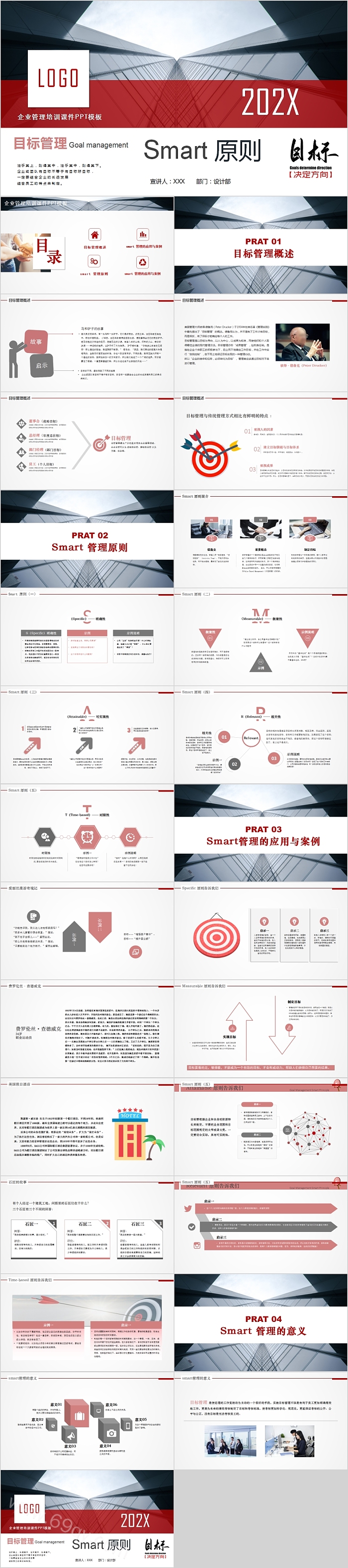 Smart原则企业管理培训课件PPT模板