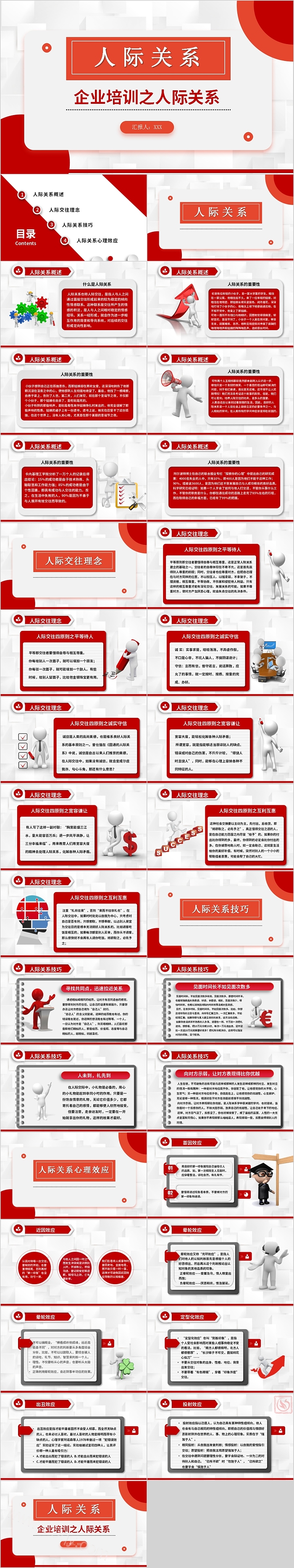 企业培训之人际关系培训PPT模板