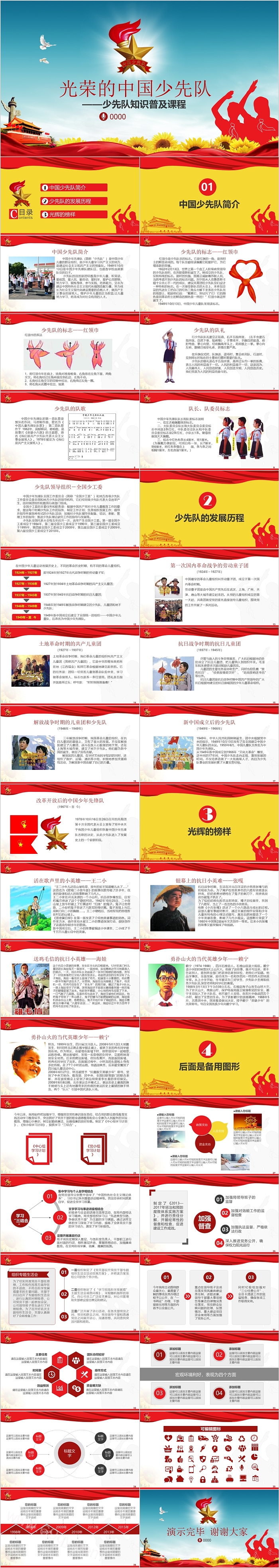 光荣的中国少先队少先队知识普及课程