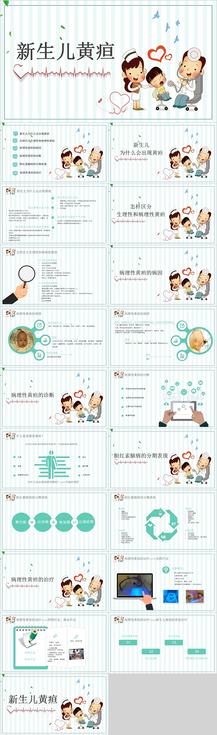 新生儿黄疸医学护理PPT模板