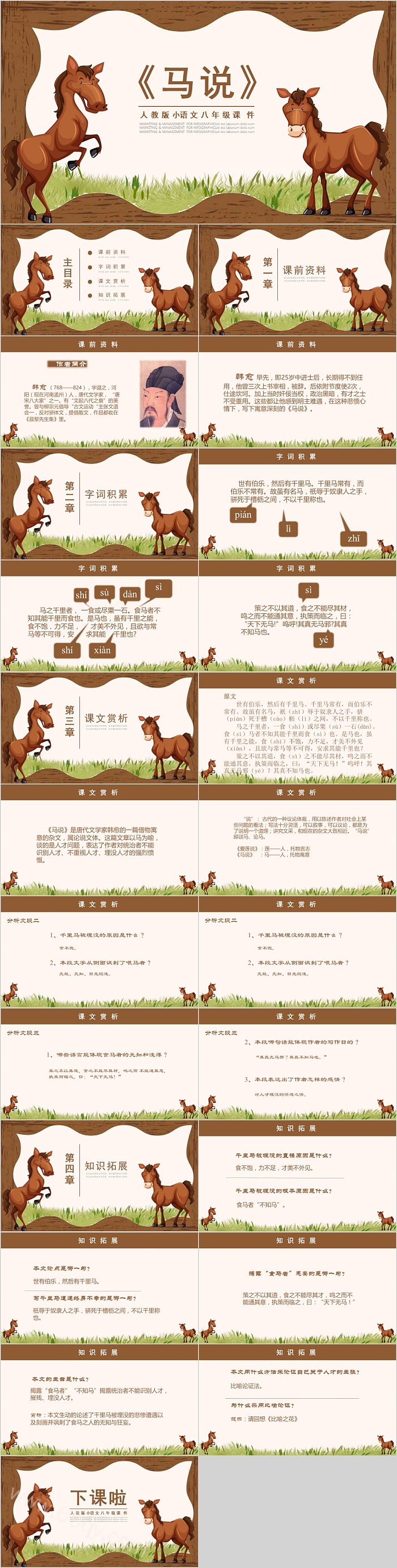 《马说》人教版小语文八年级课件