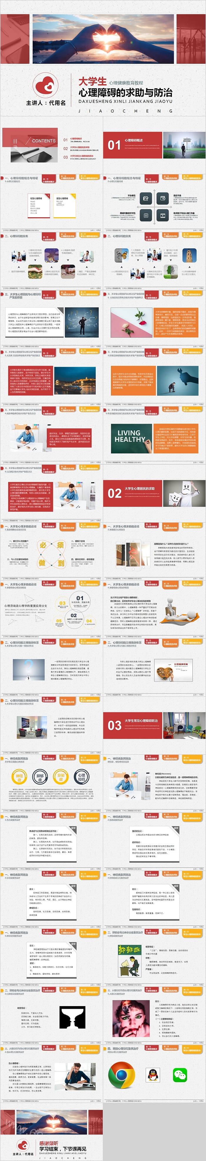 大学生心理障碍的求助与防治心理健康教育教程PPT