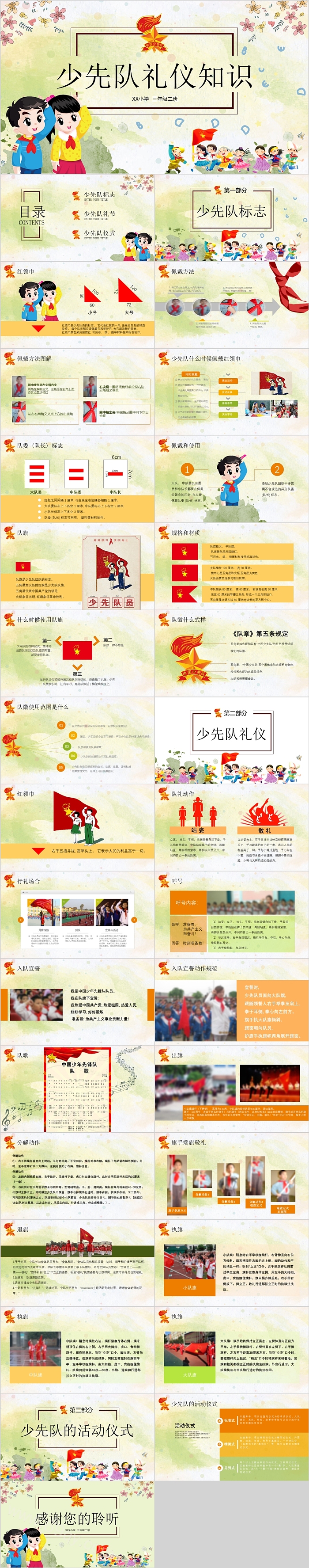 创意小学生少先队礼仪知识