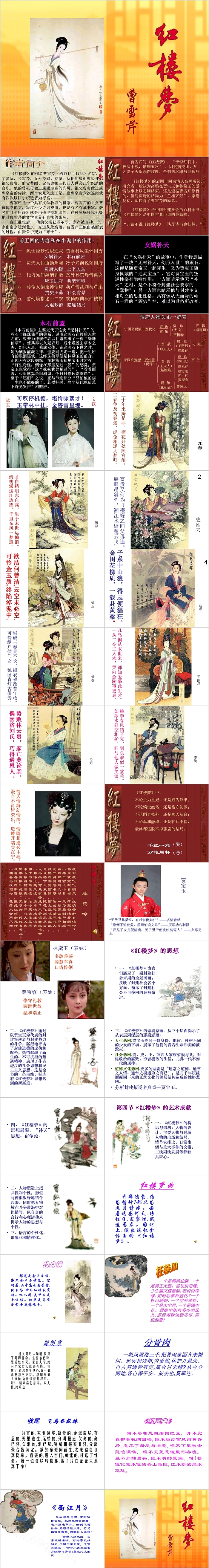 《红楼梦》名著导读PPT
