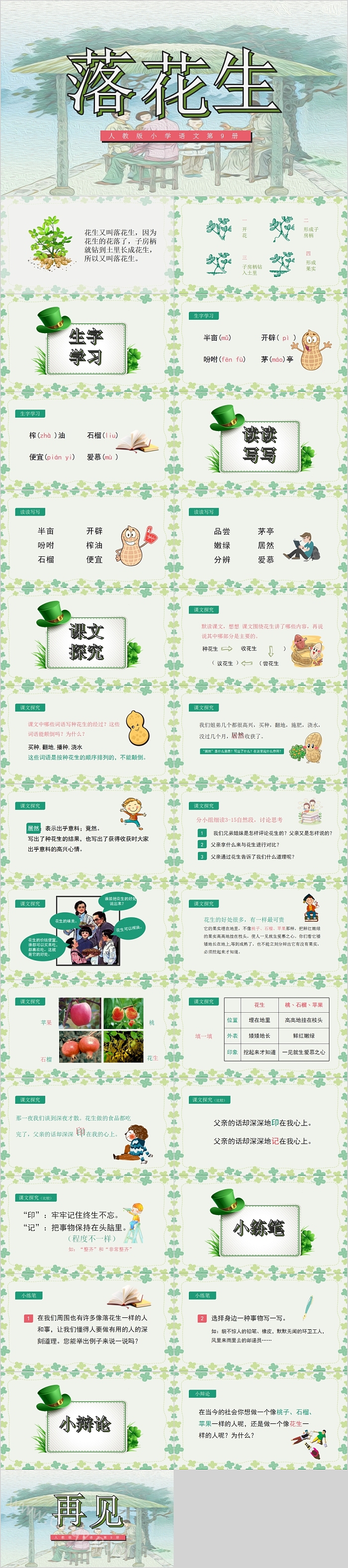 人教版小学语文落花生专用PPT课件