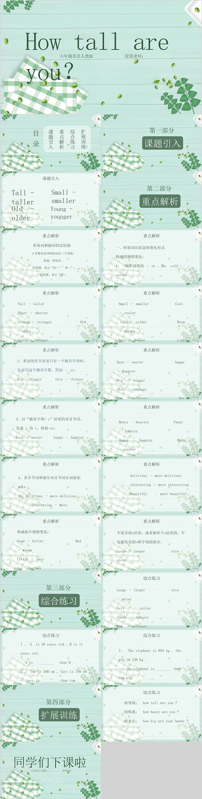 创意实用小学英语课件