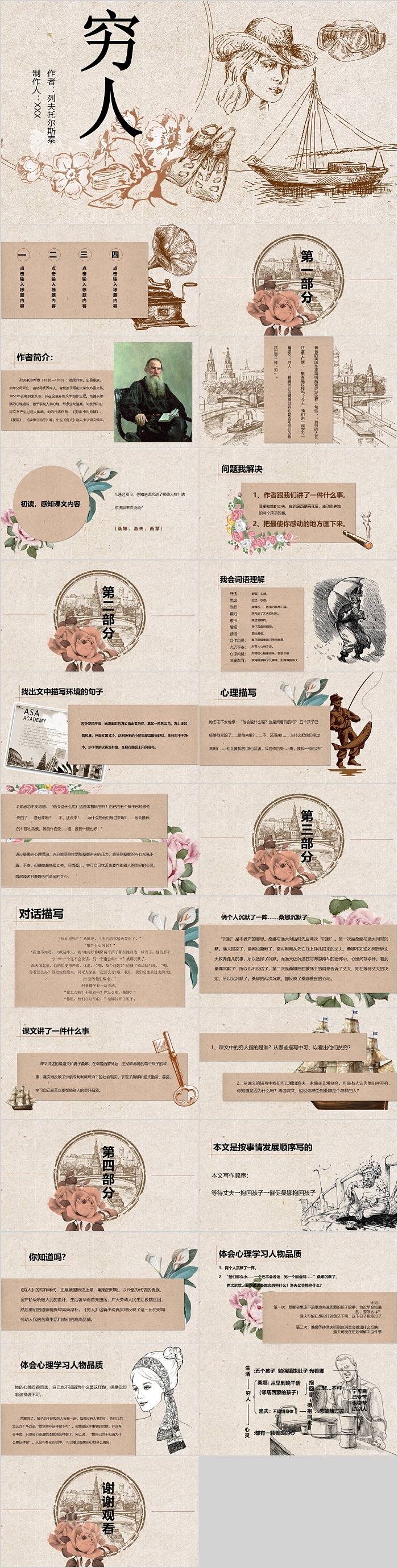 人教版六年级语文穷人PPT课件