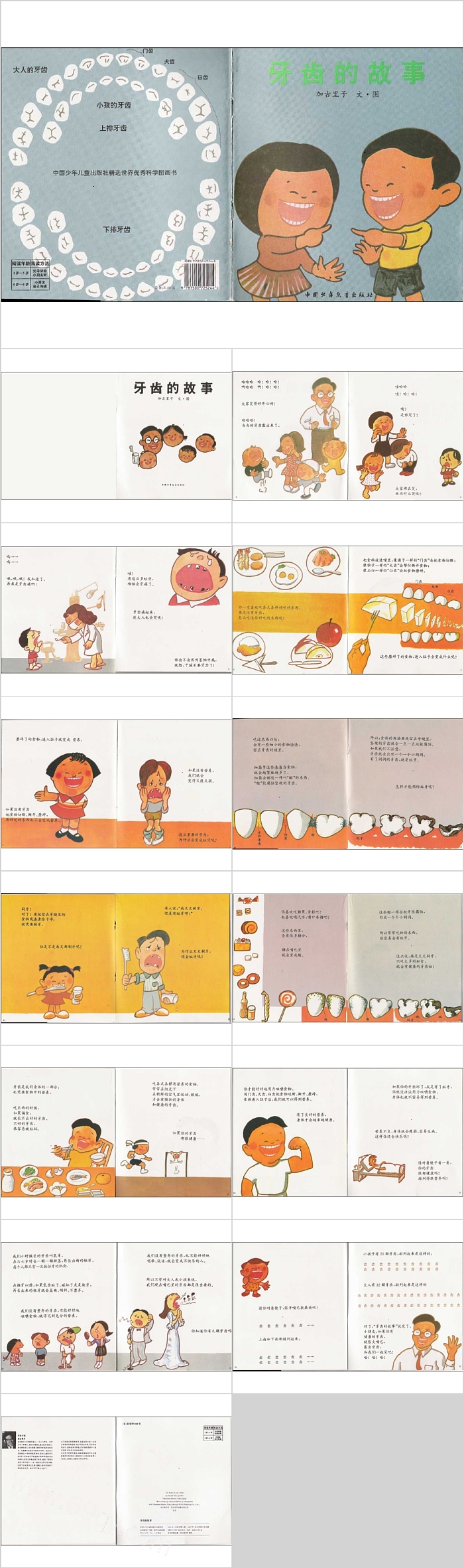 完整版幼儿园大班图文版《牙齿的故事》教育绘本故事PPT课件